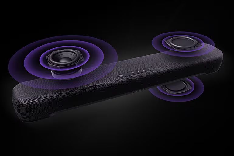 B200A with highlighted internal speaker drivers