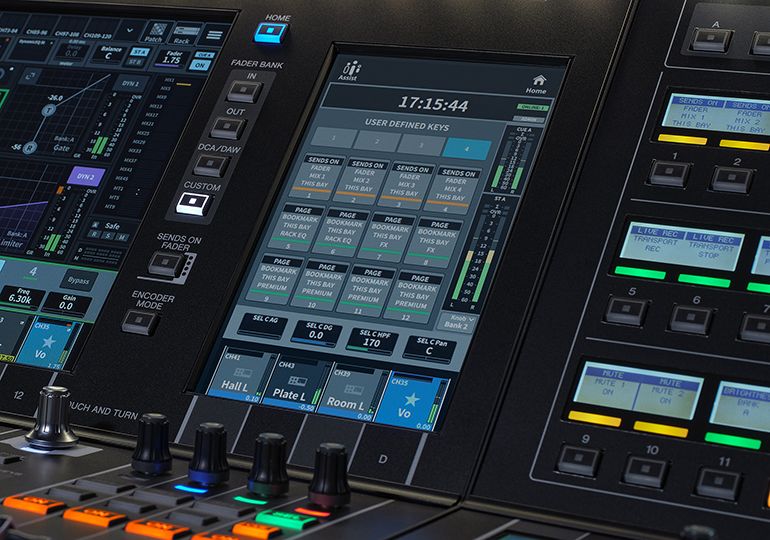 Yamaha Digital Mixing Console DM7: 用于简化性能的Utility实用屏幕