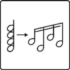 Arpeggio function icon