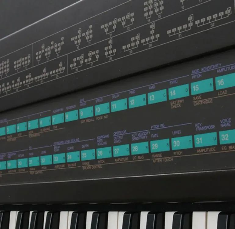 Main visual of Yamaha Synthesizer Design