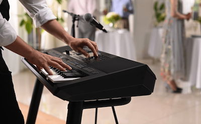 Yamaha Arranger Workstation PSR-SX720 being played at a party venue