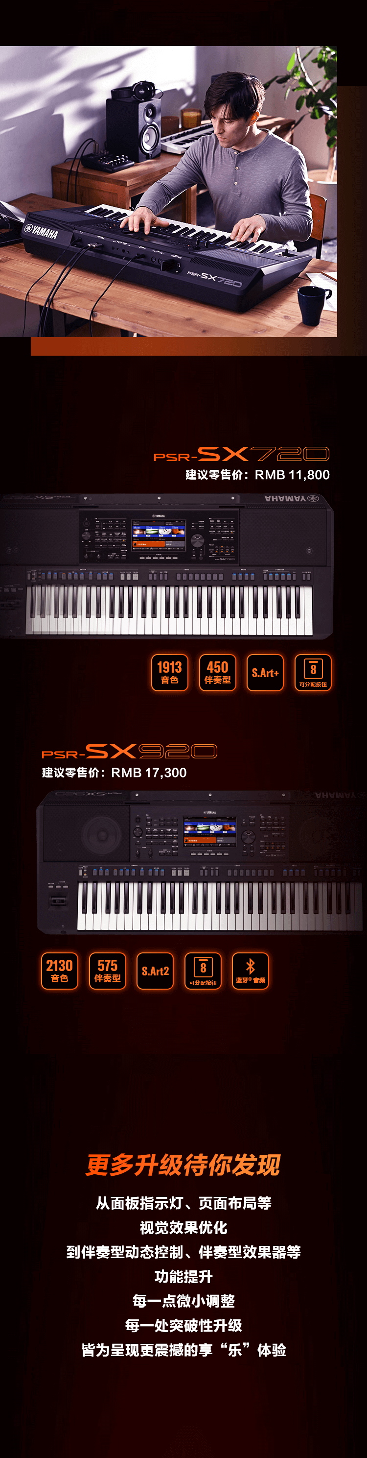 PSR-SX新品上市︱革新之作！开启中国音乐人创意之路