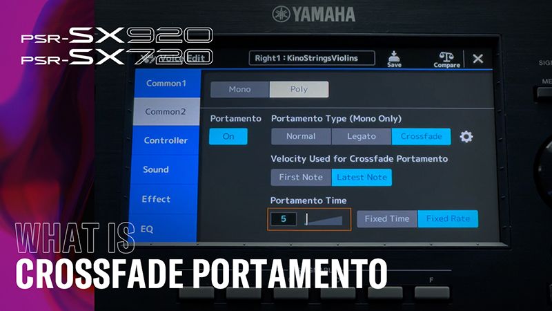 Video thumbnail of Crossfade Portamento