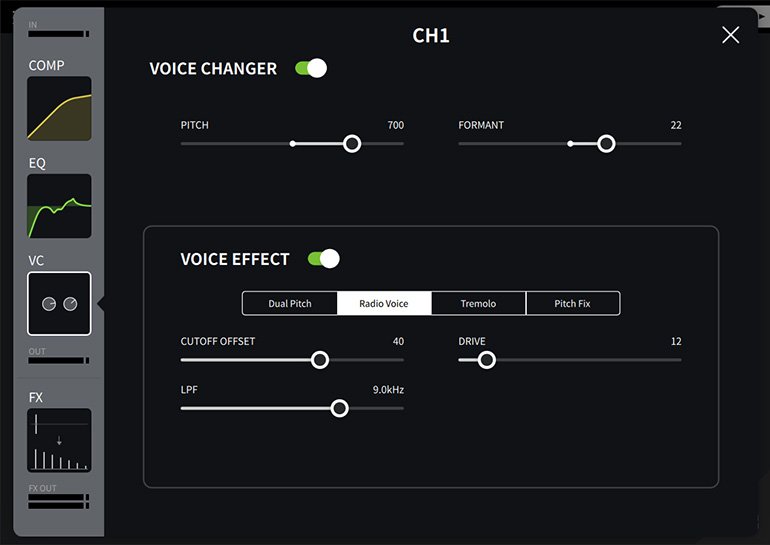 VC (VOICE CHANGER) - CH1