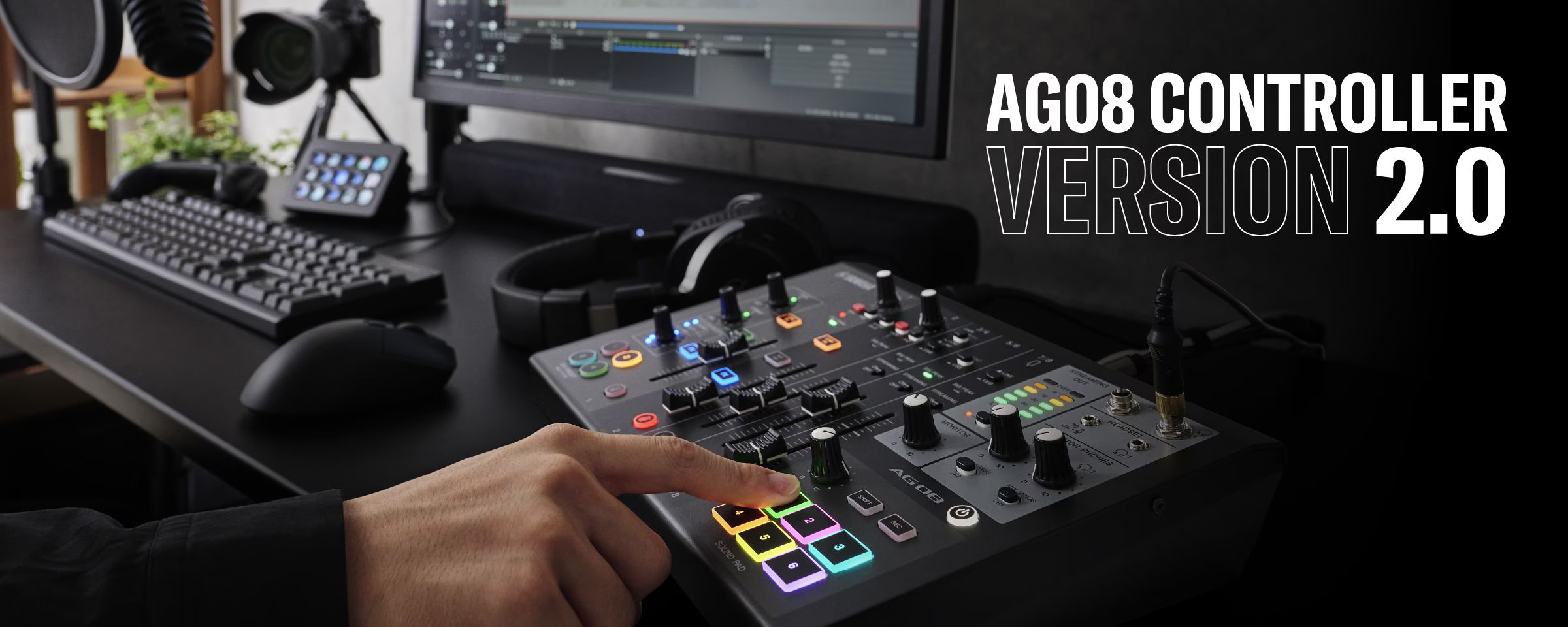 Yamaha Live Streaming Mixer AG08