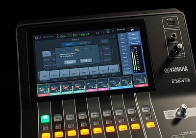 Yamaha Digital Mixing Console DM3: 灵活的跳线设置