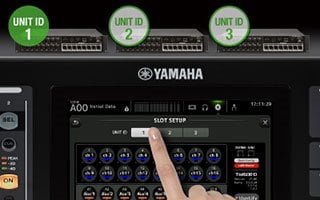 Yamaha I/O Rack Tio1608-D2: 简单灵活的输入选择 